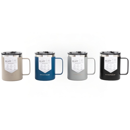 [175737-BB] Hydragear Bluff Travel Mug Assorted 12oz