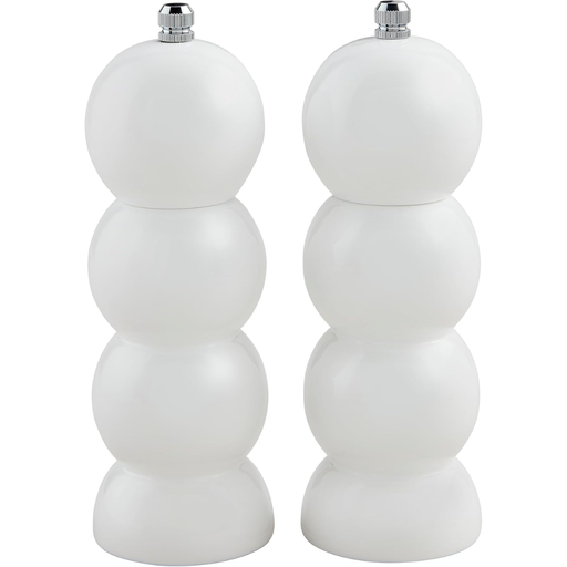 [175831-BB] Classic White Salt & Pepper Grinder Set