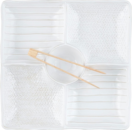 [175842-BB] Textured Sectioned Server Set