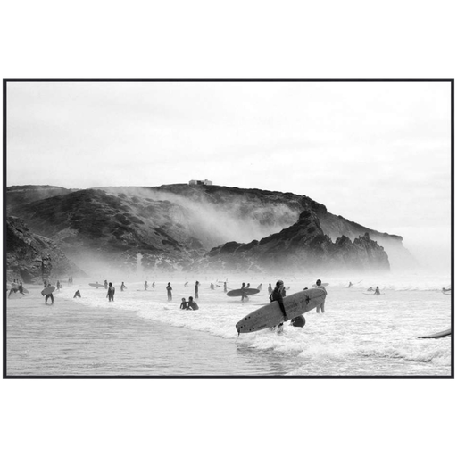 [175955-BB] Dawn Patrol Framed Print on Tempered Glass 60in x 40in