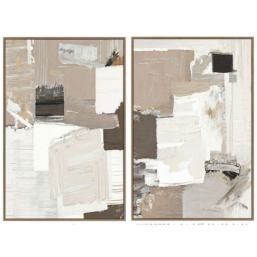 [175973-BB] Symphony Framed Canvas 24x36in 2pc