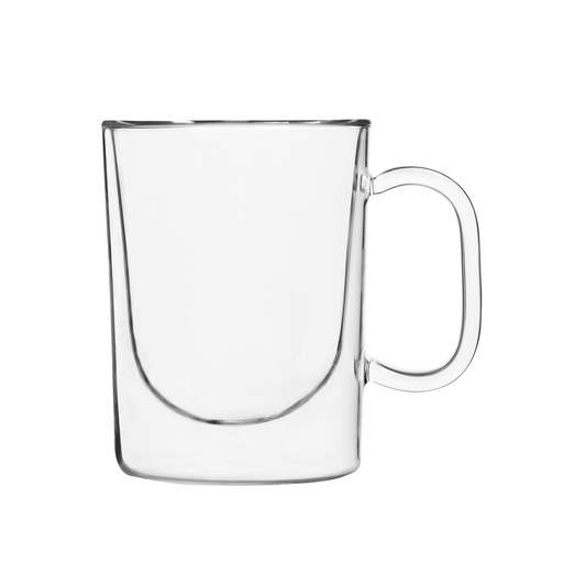 [176265-BB] Barista Mod Cappuccino Glass Mug 270ml 2pc