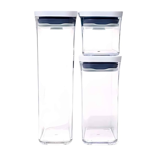 [176311-BB] OXO POP Container Set Slim Rectangle 3pc