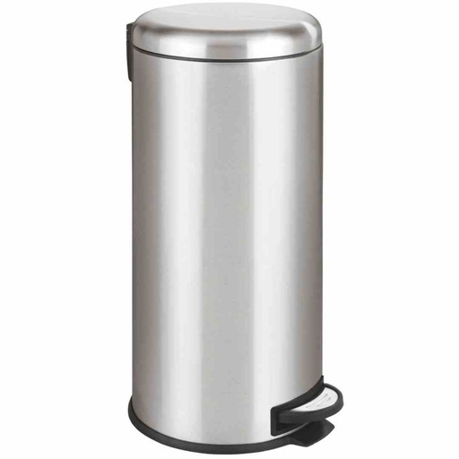 [176402-BB] Leman Easy-Close Stainless Steel Pedal Bin 30L