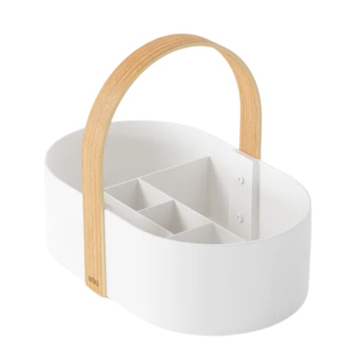[176448-BB] Bellwood Caddy White & Natural