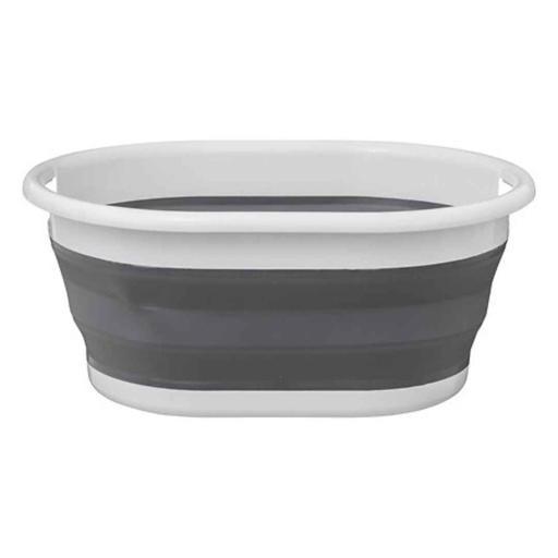 [176524-BB] Collapsible Laundry Basket White 2L