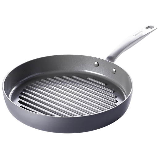 [176550-BB] Greenpan Chatham Ceramic Round Grill Pan 11in