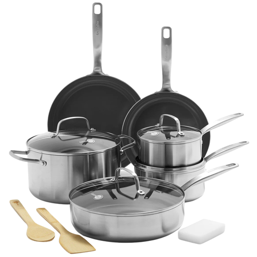 [176558-BB] Greenpan Chatham Stainless Steel Cookware Set 12pc 