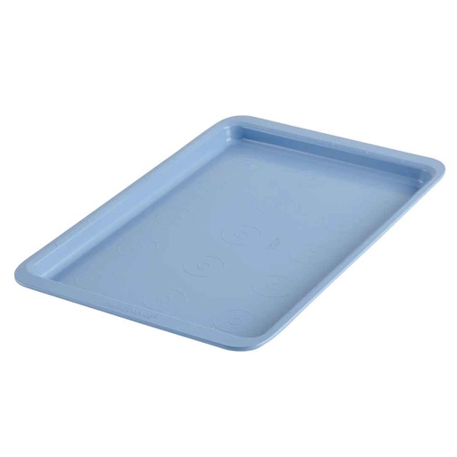 [176562-BB] Farberware Cookie Pan with Portion Marks Blue 11in