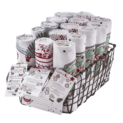 [176639-BB] Cookie Recipe Dishtowel Assortment