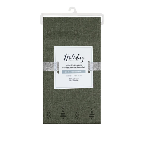 [176686-BB] Tree Hemstitch Napkin Forest