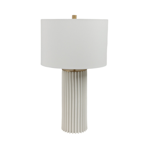 [176714-BB] Kapri 3D Printed Porcelain Lamp 26in