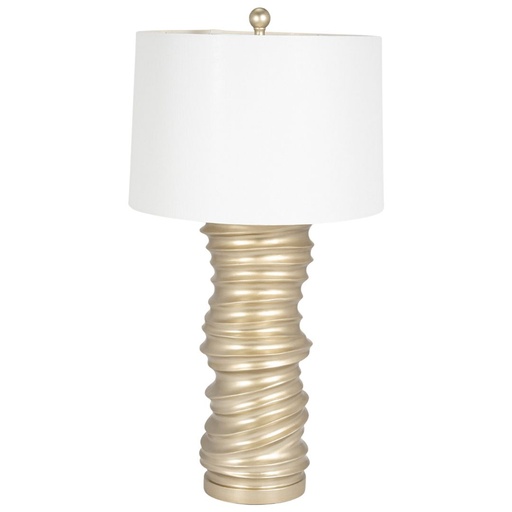 [176740-BB] Stacking Rings Table Lamp Champagne 28in