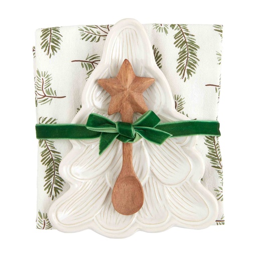 [176761-BB] Christmas Tree Appetizer Set
