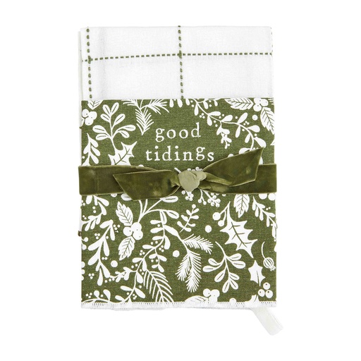 [177010-BB] Good White Christmas Towel Set