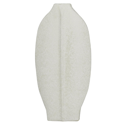 [176867-BB] Ceramic Textured Vase White 18in