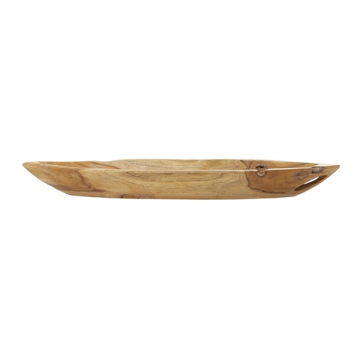 [176882-BB] Teak Wood Live Edge Bowl 28in
