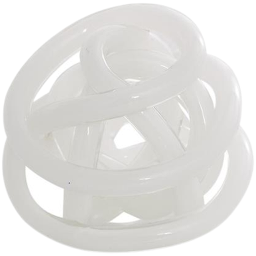 [176895-BB] Glass Abstract Knotted Ball 3in
