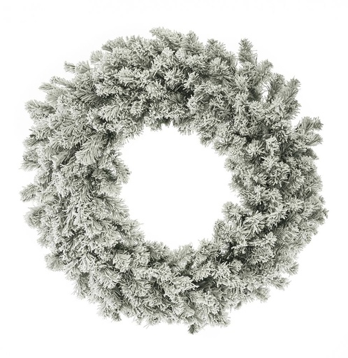 [177022-BB] Snowy Christmas Wreath 27in