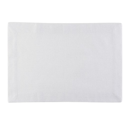 [177069-BB] Glitter Placemat Woven Silver