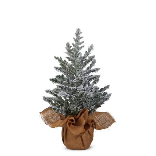 [177110-BB] Potted Snowy Tree 21in