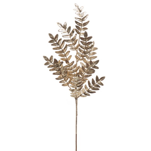 [177116-BB] Fern Leaf Spray Gold 26in