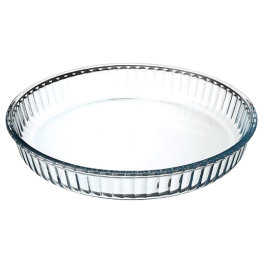[177217-BB] Glass Pie Dish 12in