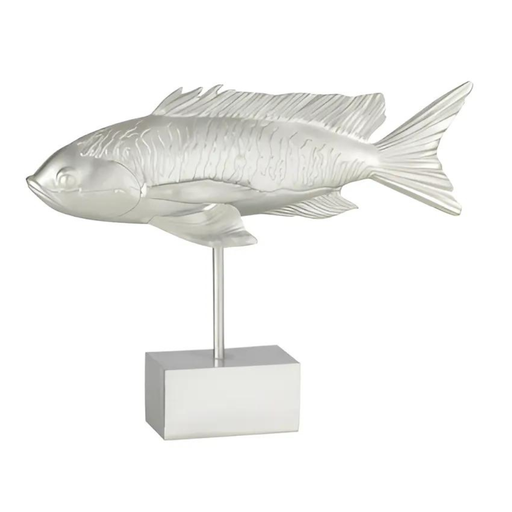 [177282-BB] Tropical Fish Accent Silver 5in