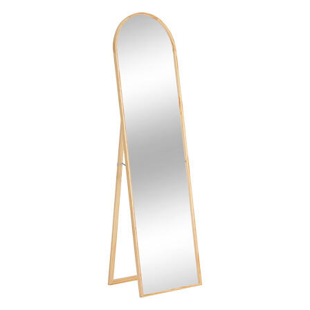 [177423-BB] Kim Standing Mirror Beige 70x20in