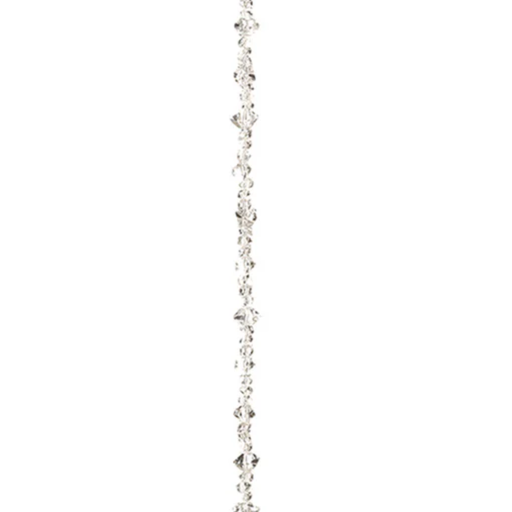 [177522-BB] Faux Crystal Ice Cube Garland 6in
