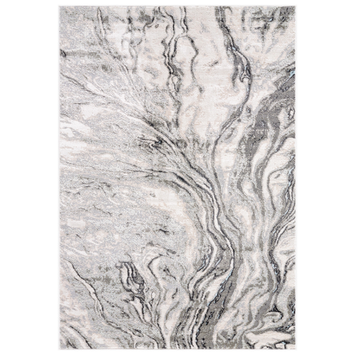 [177659-BB] Amman Rug Ivory & Slate 8x10ft