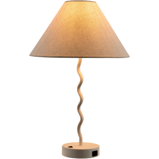 [177178-BB] Begonia Accent Lamp White 20in