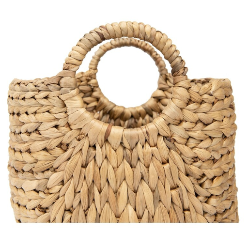 [177810-BB] Seagrass Baskets With Handles 13in