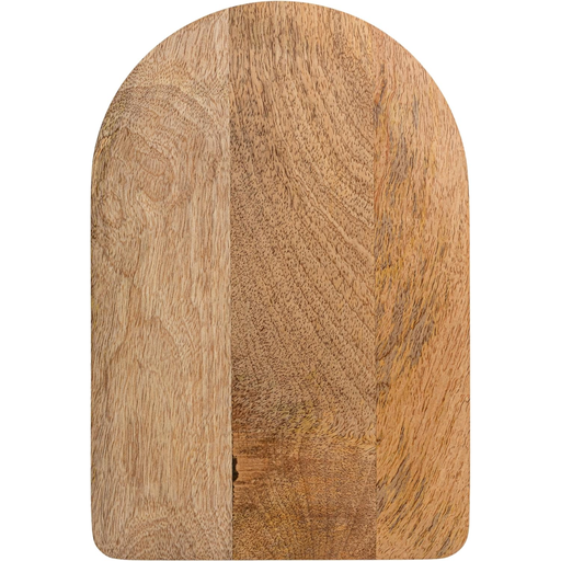 [177812-BB] Mango Wood Arched Cutting Board Natural
