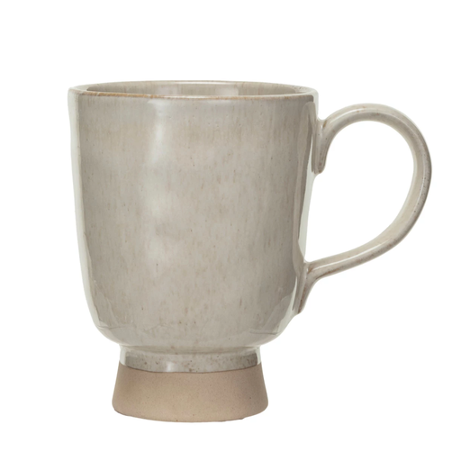 [177817-BB] Stoneware Footed Mug