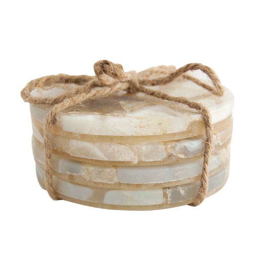 [177857-BB] Agate Coasters 4pc