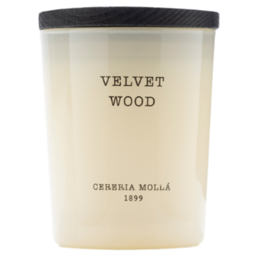 [177907-BB] Velvet Wood Votive Candle 