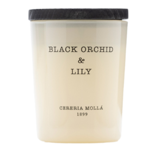 [177908-BB] Black Orchid & Lily Votive Candle 