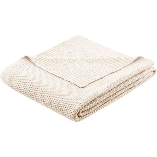 [177987-BB] Bree Knit Throw Ivory
