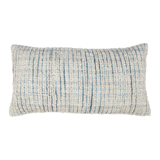 [178147-BB] Trona Bolster Blue Ivory 26in