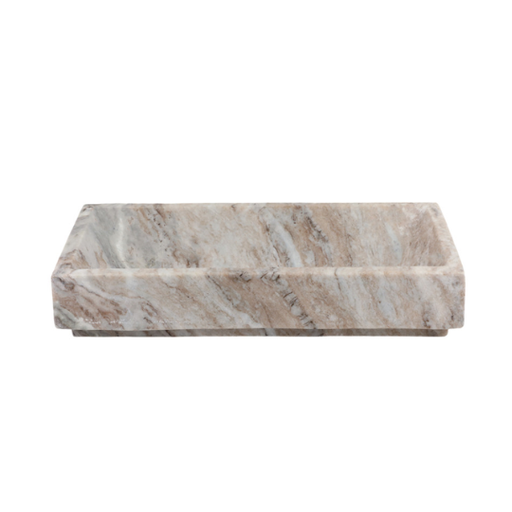 [178162-BB] Dakota Marble Tray 16in
