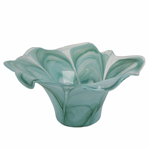 [178166-BB] Idro Italian Glass Bowl 19in