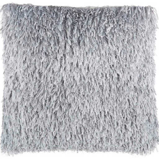 [178217-BB] Glitz Shag Pillow Grey 20in