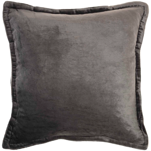 [178220-BB] Sofia Velour Pillow Charcoal 20in
