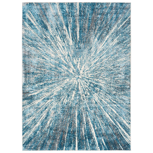 [178239-BB] Ambiance Rug Blue Silver 8x10ft