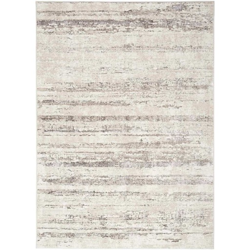 [178248-BB] Glitz Rug Cream Grey 5x7ft