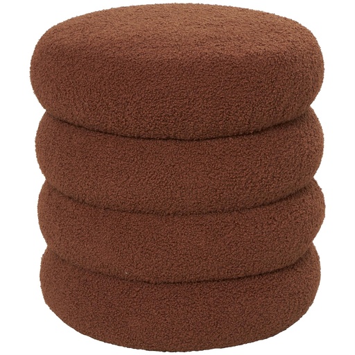 [178306-BB] Bubble Storage Stool Terracotta 17in