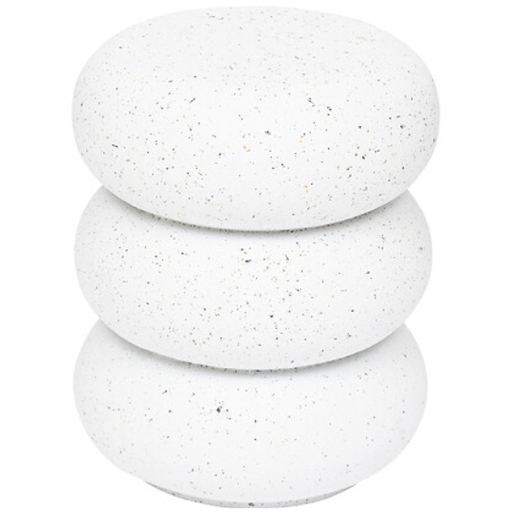[178498-BB] Stonento Totem Coffee Table White Magnesia