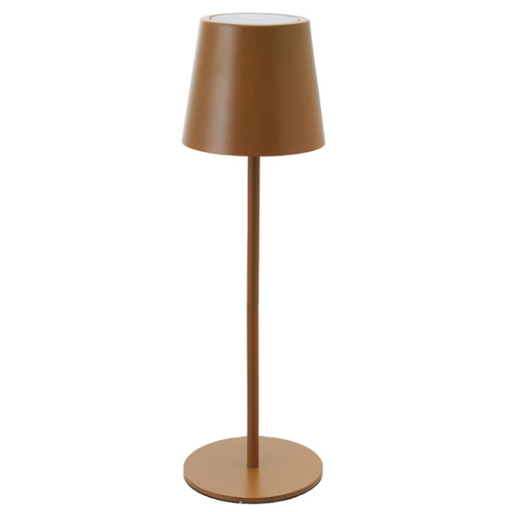 [178531-BB] LED Table Lamp With Touch Sensor Brown 14.5in