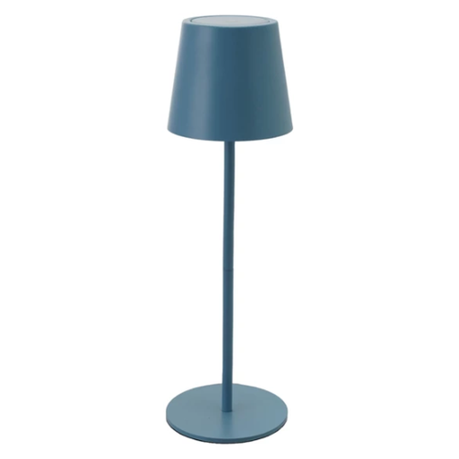 [178532-BB] LED Table Lamp With Touch Sensor Blue 14.5in